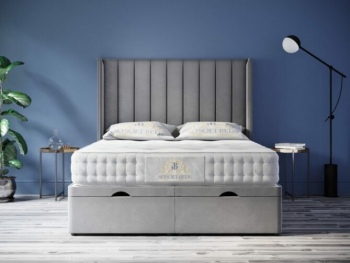 Wingback Ottoman Bed Elegant